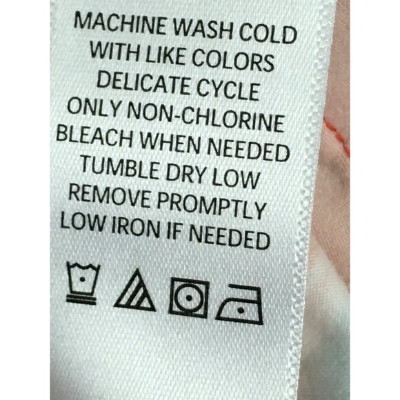 The Pioneer Women Open Front Cardigan Size XXL Red with Pink Blue Yellow Flowers - Picture 12 of 13